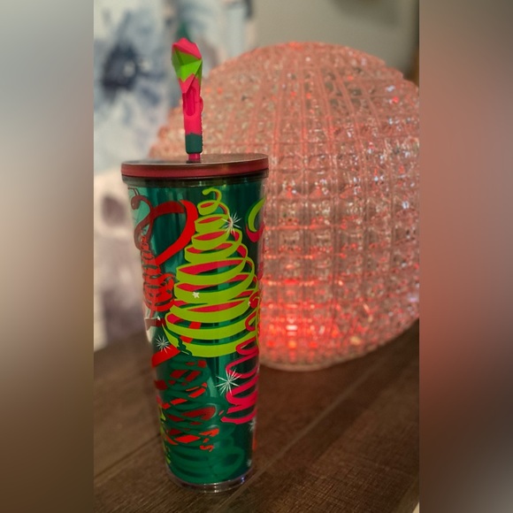 Starbucks Holiday 2023 Tumbler with Star Straw Topper New - Picture 12 of 13